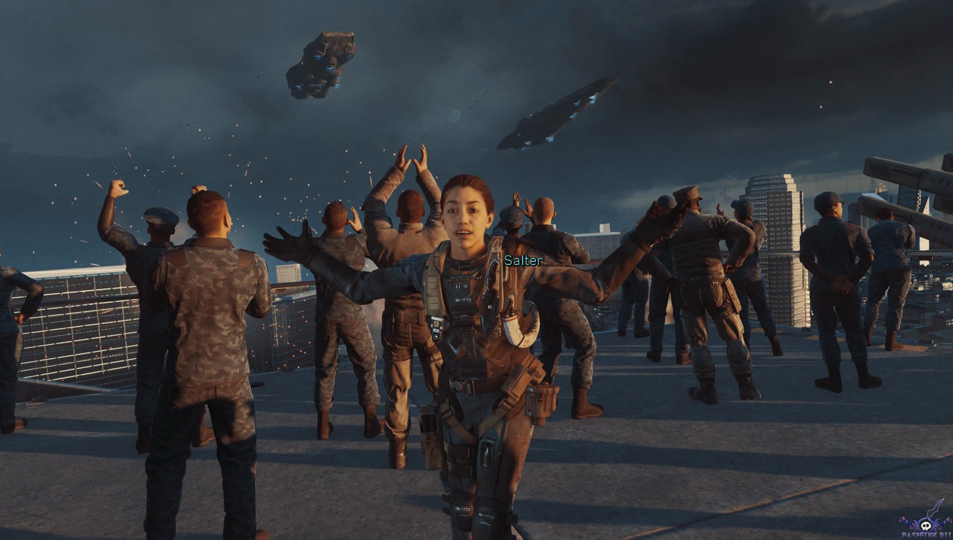 Скриншоты к видео PC 2 Call of Duty: Infinite Warfare - Операция Чёрное неб...