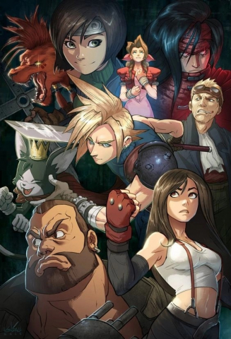 Final Fantasy VII Фан Арт